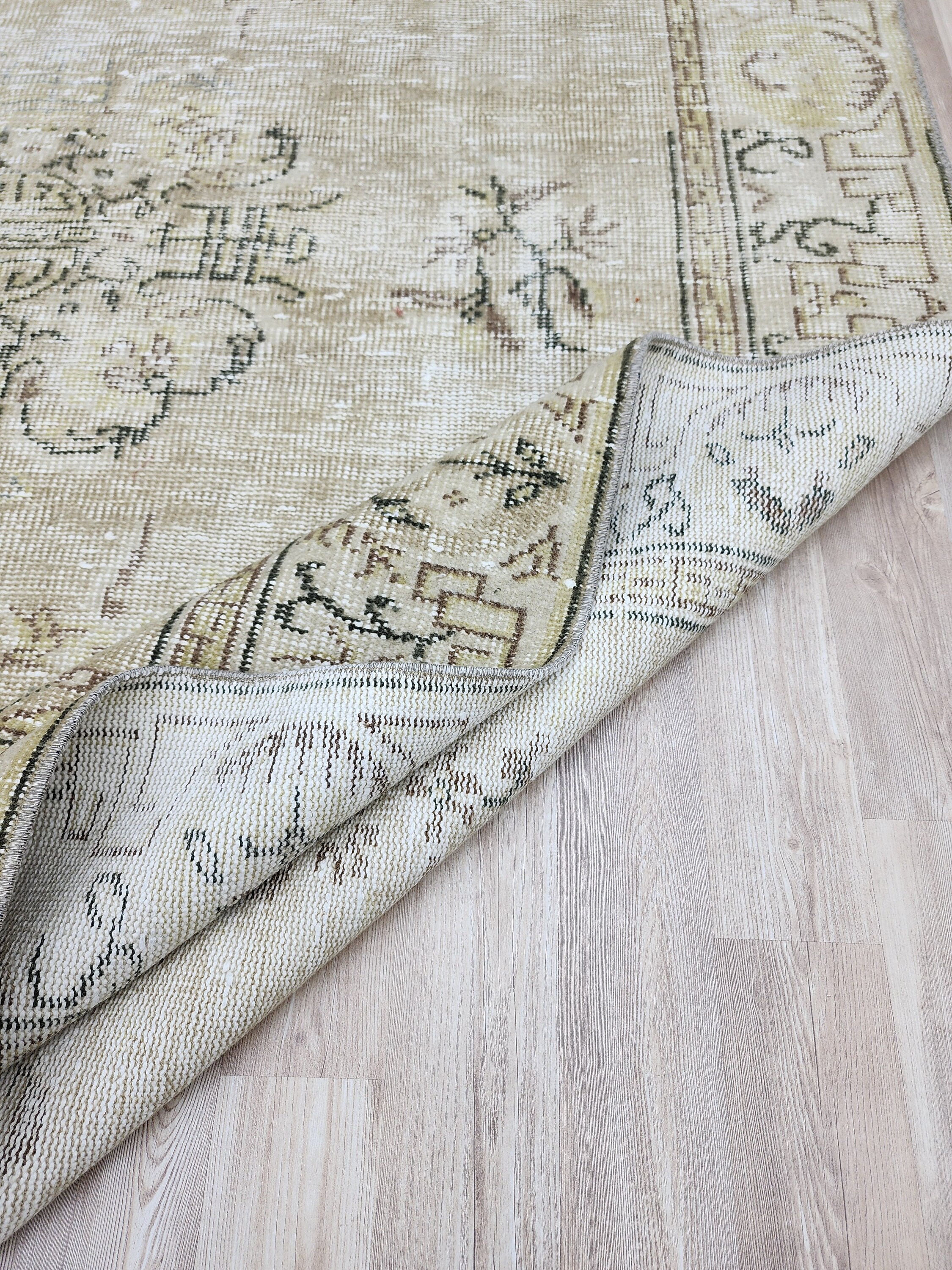 6x9 Oushak Rug, 6x9 Rug, Living Room Rug, Turkish Rug, 6x9 Vintage Rug