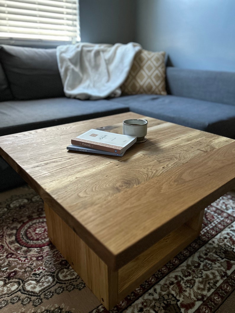 Square Living Room Coffee Table Etsy