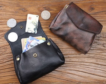 Personalized Leather Pocket,Earphone Bag,Cowhide Pouch,Leather Coin Purse,Key Case,Card Purse,Cowhide Pouch,Vegetable Tanned Cowhide,A Gift