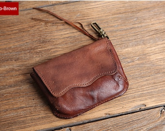 Personalized Leather Pocket,Cowhide Bag,Leather Purse,Key Case,Card Purse,Cosmetic Wallet,Men's Purse,Lady Purse Men's Pocket, Lady Pocket