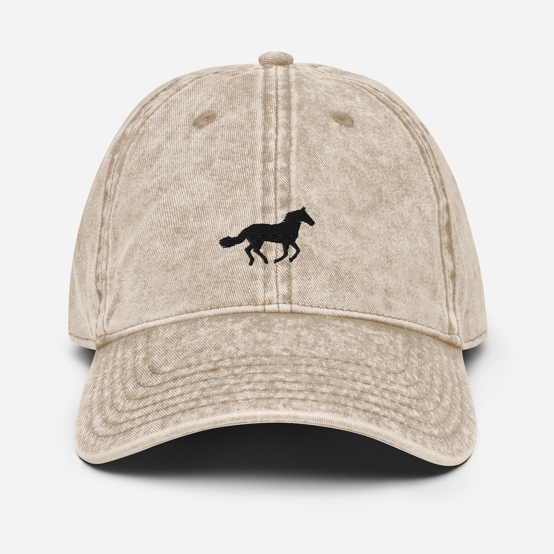 Vintage Tiny Horse Baseball Cap Etsy