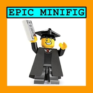 Graduate Minifigure graduation college university high school certificate diploma