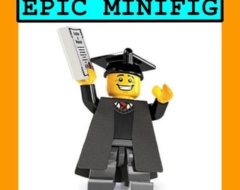 Graduate Minifigure graduation college university high school certificate diploma