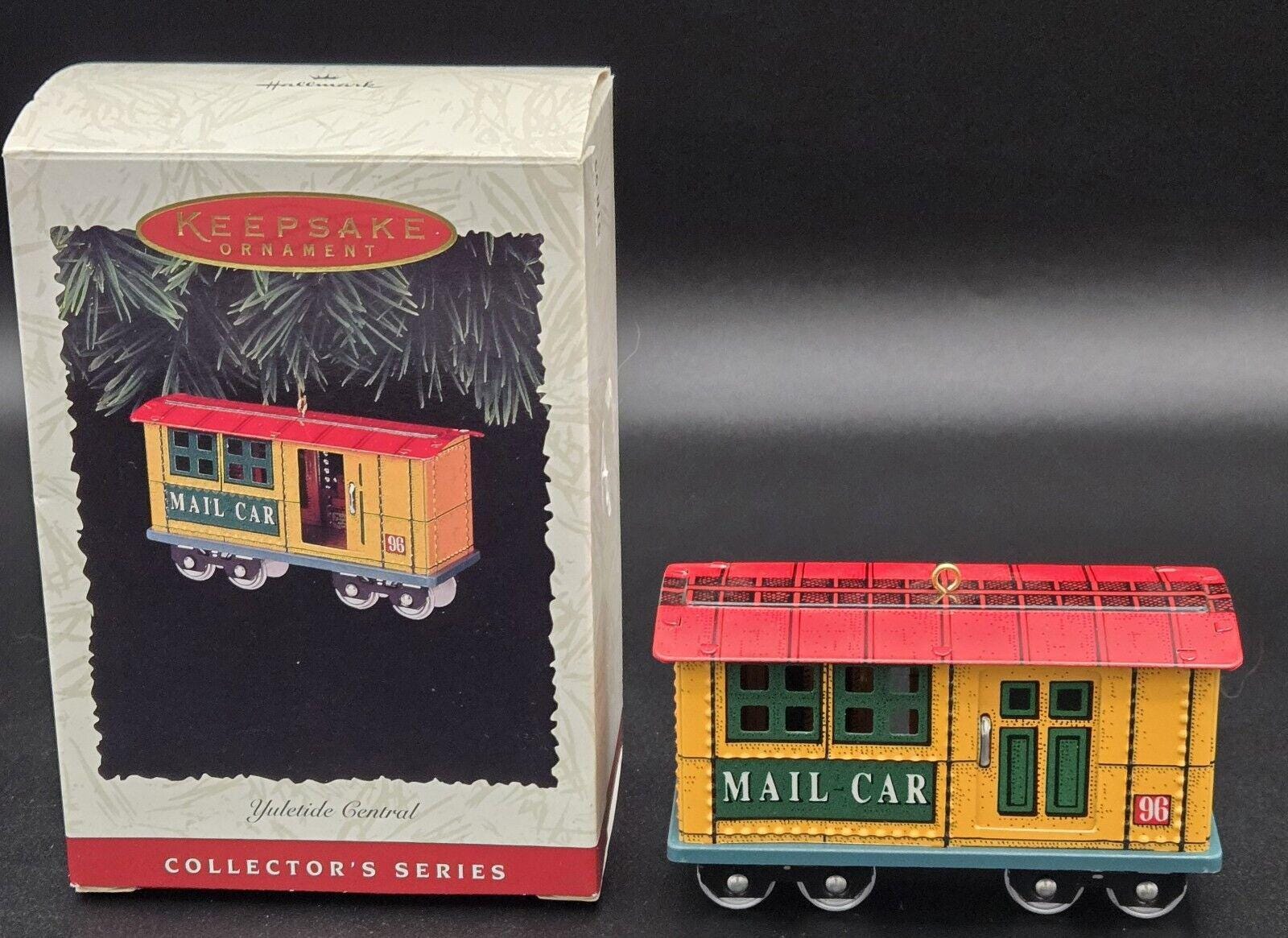 Hallmark 1996 Yuletide Central Mail Car Christmas Ornament QX5011