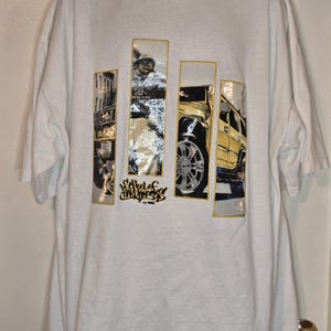 Vintage Schule der Hard Knocks 90er Jahre Y2K Hip Hop Rap Tee T-shirt SOHK Hummer XXXL