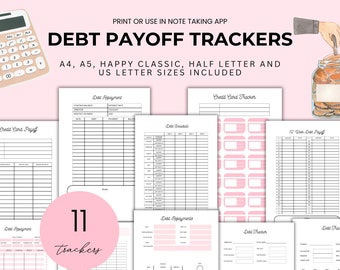 Debt Payoff Tracker Debt Snowball Tracker Money Printable Budget Tracker Payoff Debt Printable Debt Tracker Printable Budget Planner Finance