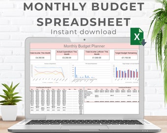 Budget Excel Spreadsheet Finance Planner Monthly Budget Spreadsheet for Debt Snowball Planner Financial Bill Calendar Debt Tracker