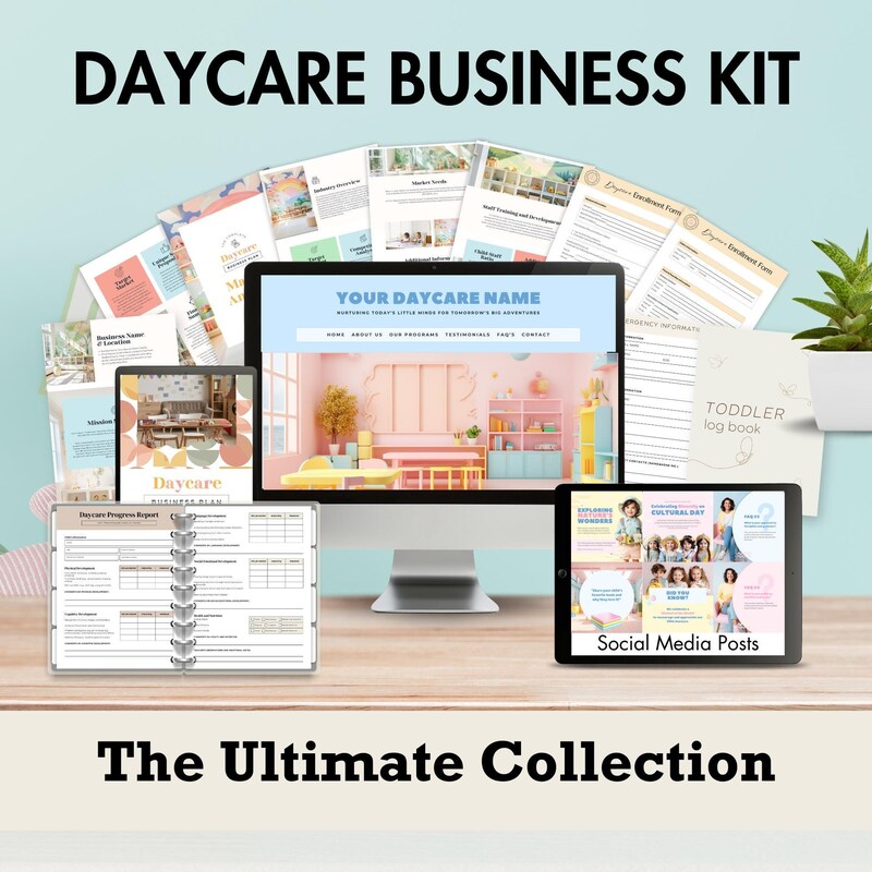 Childcare Website Etsy