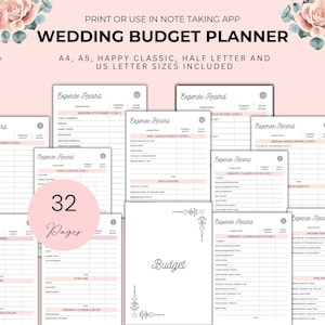 Wedding Budget Template for Wedding Tracker Printable Wedding Planner Budget Checklist of Expenses for Wedding Day Costing Template