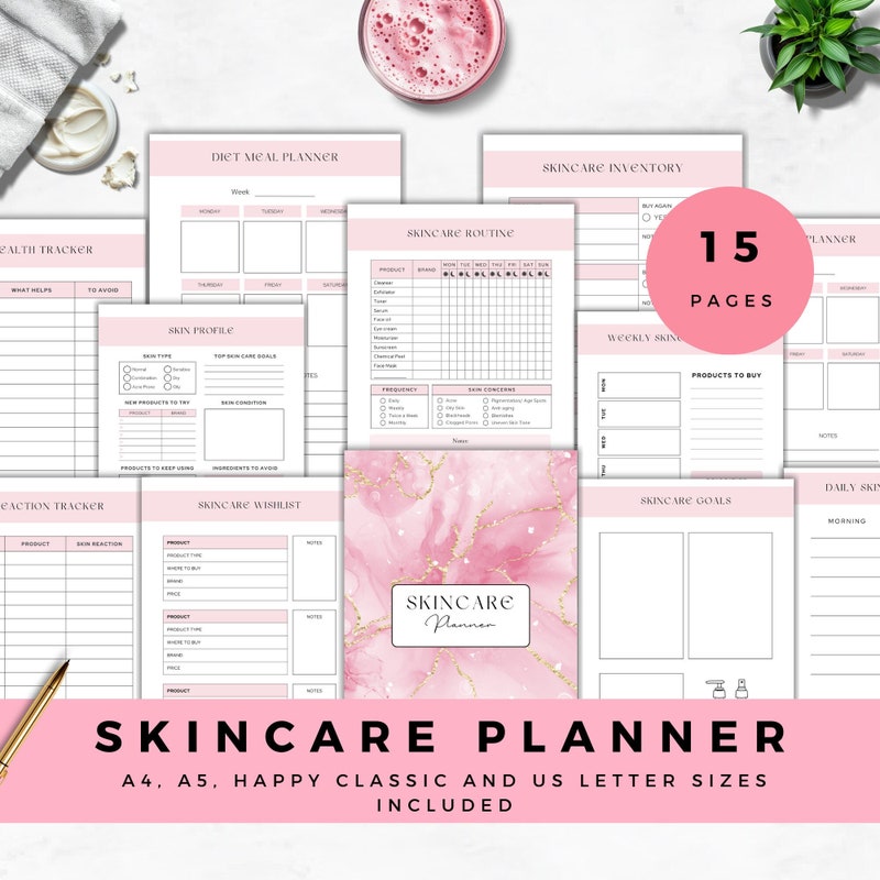 Skincare Journal - Etsy