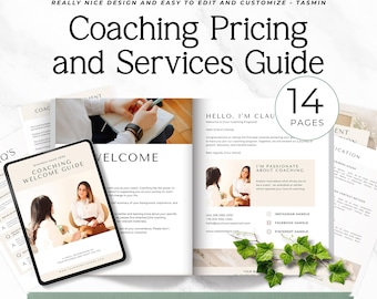 Coaching Welcome Packet | Client Onboarding Template | Coaching Agreement Template | Client Welcome Guide | A4 & US Letter