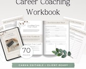Career Coaching Workbook, Editable Career Planner Printable, Career Change Journal, Job Search Template, Career Development PDF Phase 4