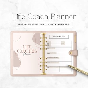 Coaching Planner Printable Life Coach Workbook for Personal Development Coach Journal Bundle Mindset Coaching Worksheets Instant Phase 4