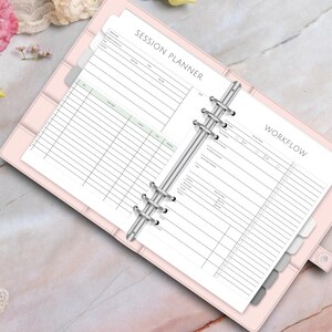 Photography Planner Printable Photographer Session Planner - Etsy UK