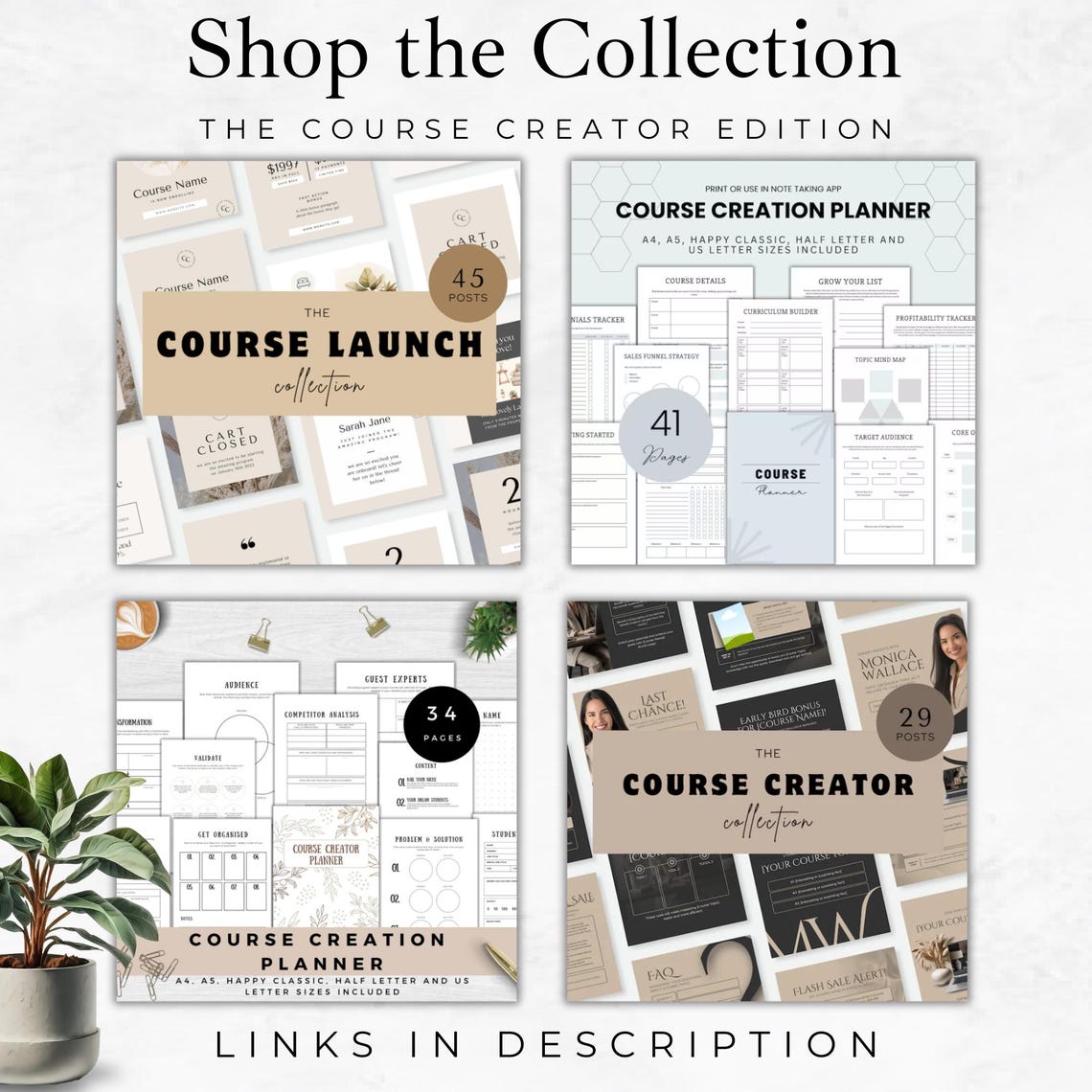 Course Creator Template Bundle Course Creator Toolkit Coaching Bundle