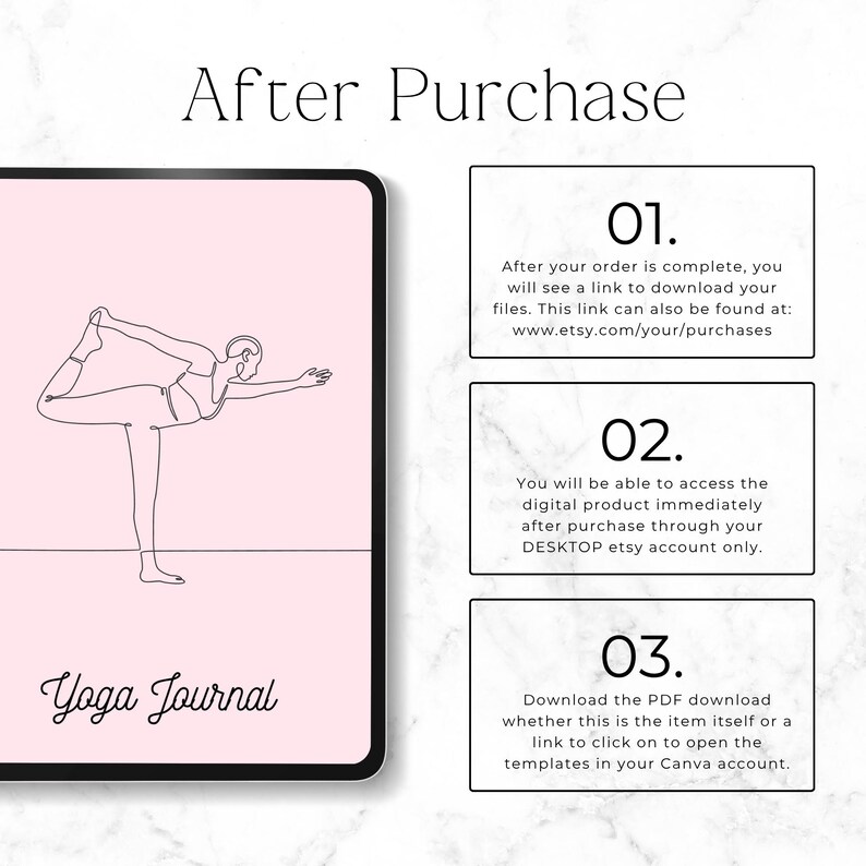 yoga habit tracker pages for home practice
guided yoga journal printable for mindfulness and growth