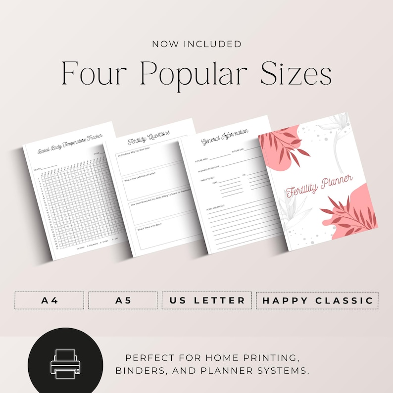 IVF and IUI fertility journal printable

fertility tracker printable for cycle and symptom tracking