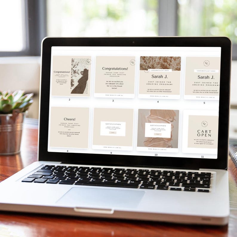 branding templates for online businesses
content planner for course marketing