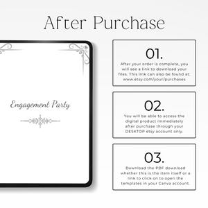 engagement event planning printable pages
engagement party planning binder inserts