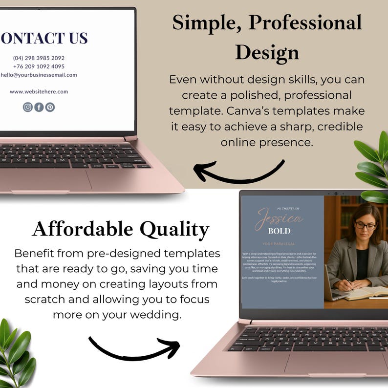 freelance paralegal landing page layout

Canva website for legal professionals