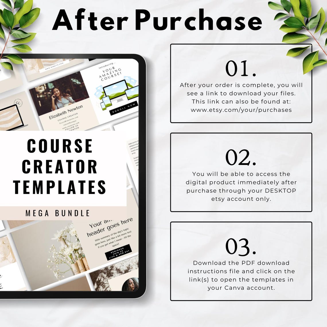 Course Creator Template Bundle Course Creator Toolkit Coaching Bundle