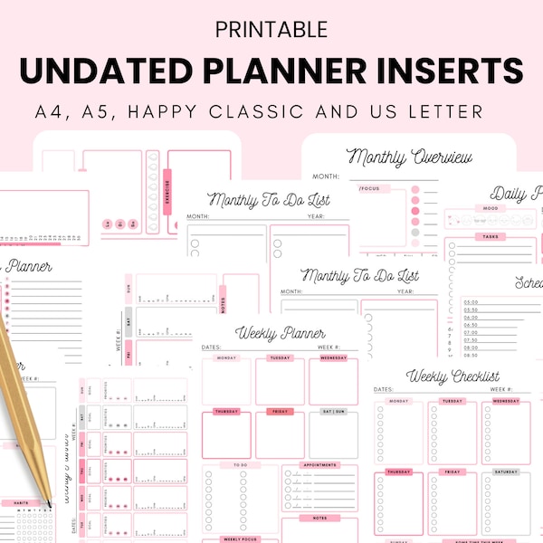 Planner Refill - Etsy