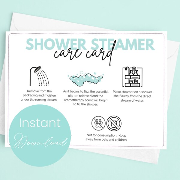 Care Steamer Shower Etsy