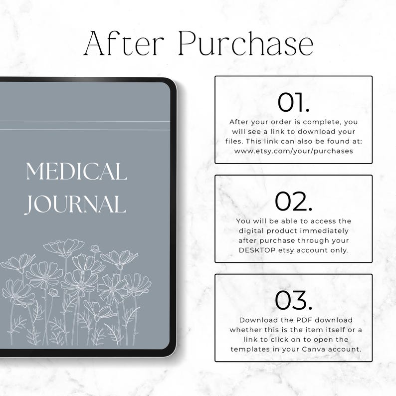 doctor appointment and medical records organiser printable
home health management journal for personal care tracking