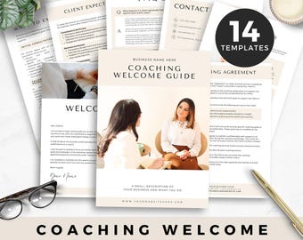 Editable Coaching Client Welcome Packet | Life Coach Intake Forms, New Client Onboarding, Professional Coaching Agreement & Intake Kit