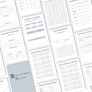 Etsy shop management planner printable
Etsy seller productivity planner for tracking orders