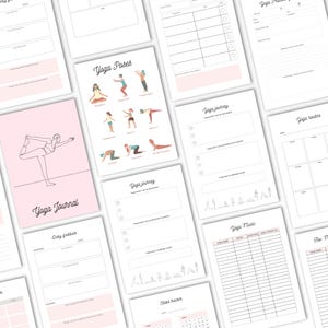 yoga practice tracker printable for beginners
wellness journal for building a consistent yoga routine
