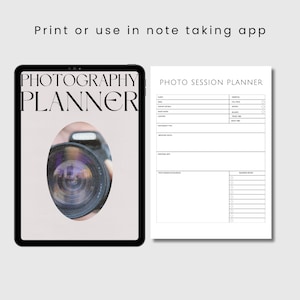 personalized photography project scheduler
comprehensive photo shoot planning organizer