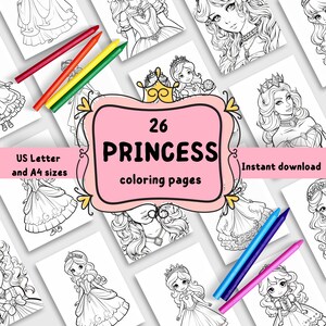 Princess Coloring Pages Printable Fairytale Colouring Pages for ...