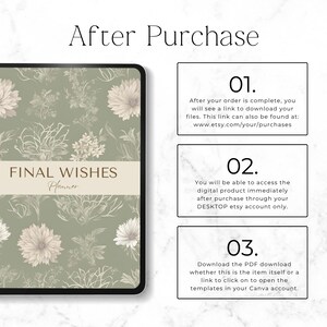 end of life document planner printable for family organisation
important details planner printable PDF for personal records