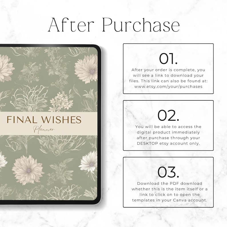 end of life document planner printable for family organisation
important details planner printable PDF for personal records