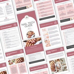 nail salon training manual canva template
nail tech skills and standards training guide