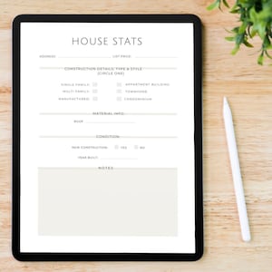 House Hunting Planner Printable