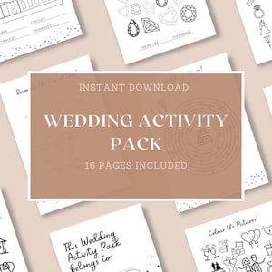 fun and interactive wedding printables for kids
digital wedding games for young guests