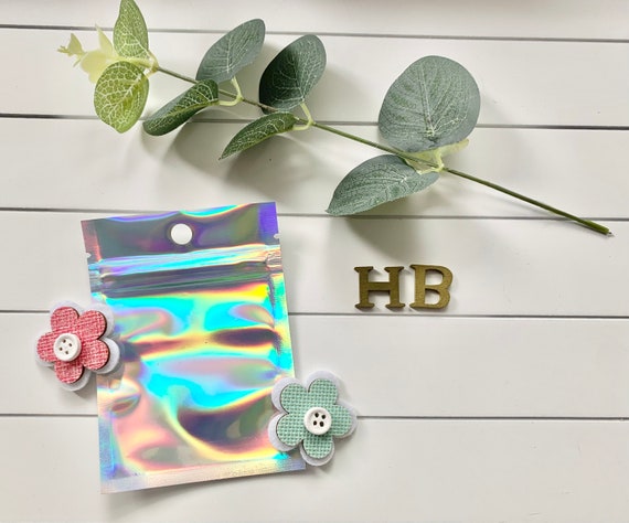 Iridescent ziplock bags hotsell