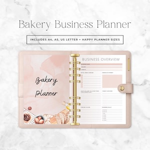 Bakery Business Planner Printable, Cake Order Forms Bundle, Bakery Order Management, Custom Cake & Cupcake Business Organizer