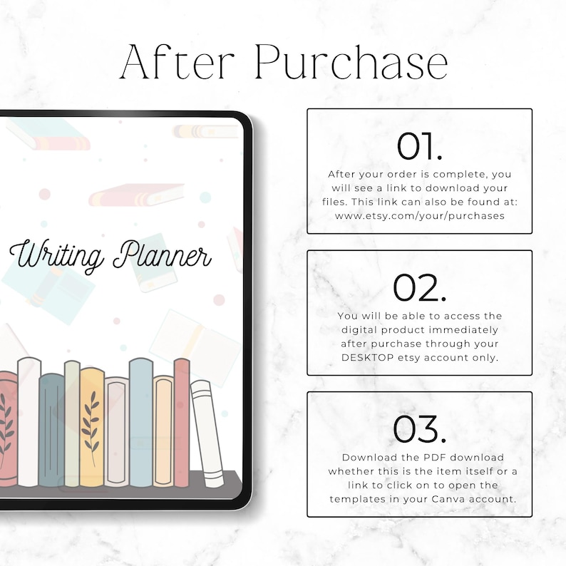 self publishing planner with launch tracker and marketing pages
creative writing planner pdf for organising stories and ideas