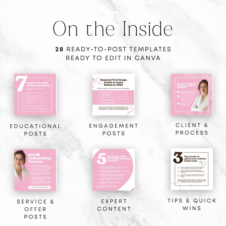 canva templates for website design business content
social media templates for web design services promotion