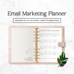 Email Marketing Planner, Campaign Tracker, Newsletter Planner, Email Funnel Planner, Small Business Marketing, Digital Download, Sprint