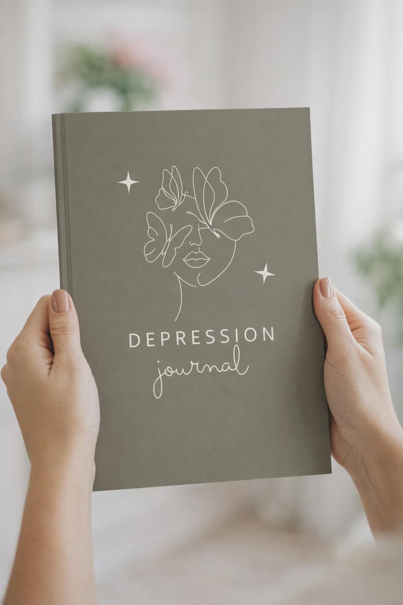 Depression Journal Printable for Women, Depression Workbook PDF, Self Care Planner, CBT Mood ...
