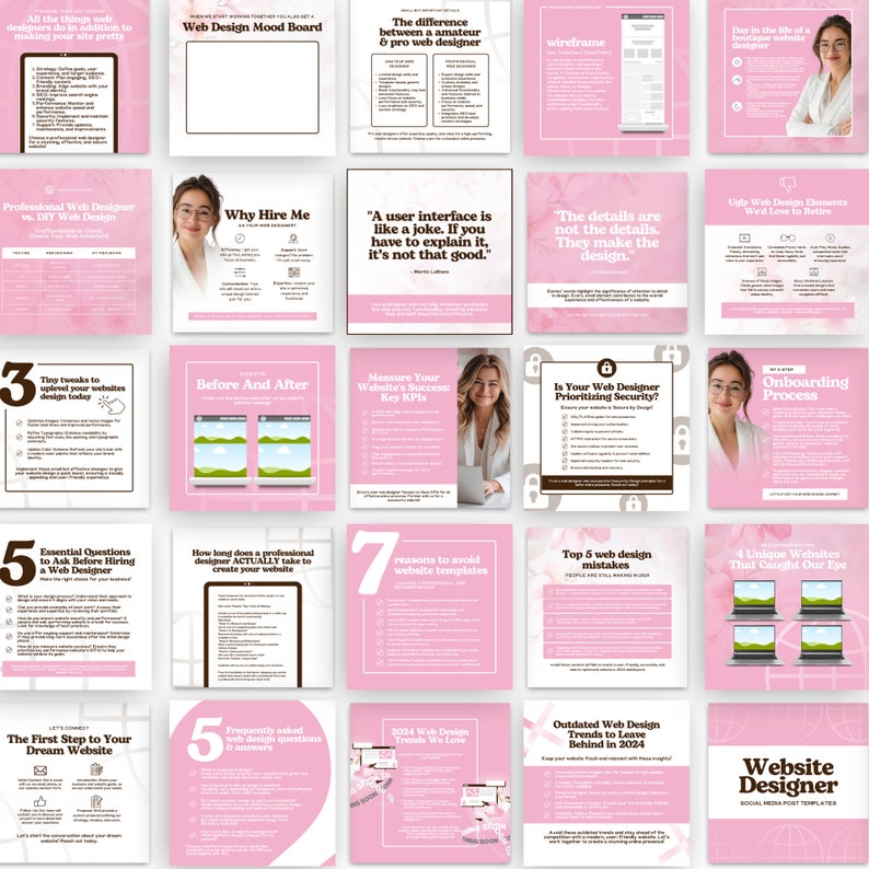 Web design social templates
Designer social media graphics