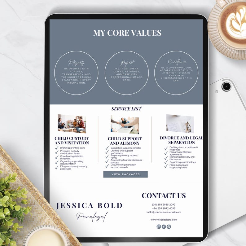 law firm assistant online portfolio template

attorney support website for legal freelancers