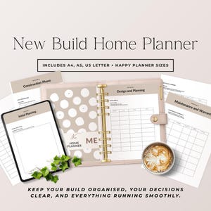 Planificador de construcción de viviendas nuevas Paquete de registro de renovación de viviendas nuevas Seguimiento de proyectos de gestión del hogar Registro de mantenimiento de construcción de viviendas para diseño de viviendas P4