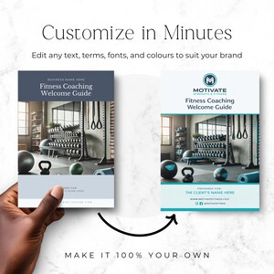 Fitness Coach Onboarding Template, Personal Trainer Welcome Packet ...