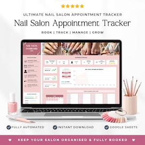 Tracker appuntamenti unghie / Tracker clienti unghie / Sistema di prenotazione salone Google Sheets / Planner per onicotecniche Download, Sprint