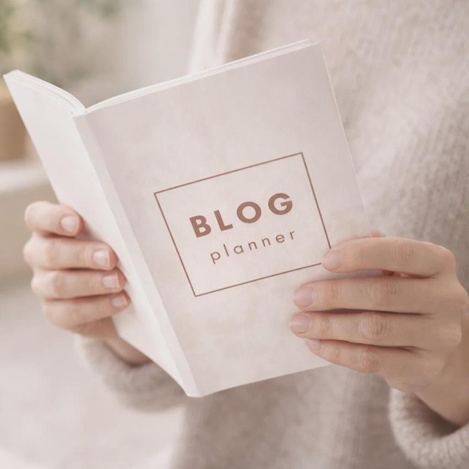 Blog Post Planner Printable, Blogging Planner PDF for Bloggers, Content ...